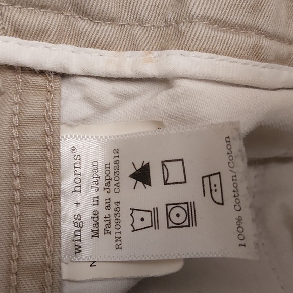 Wings + Horns Men's Officers Chinos - Picture 7 of 7